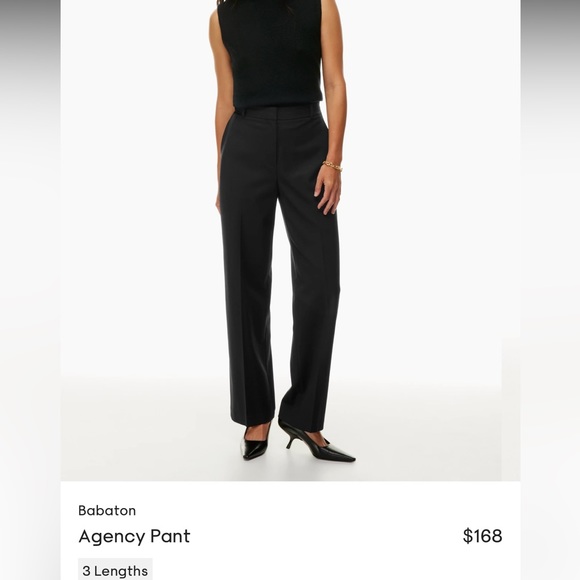 Aritzia Agency Pants (Black) - Picture 3 of 4